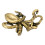 Vintage Brass Octopus Statue Desktop Decor 4