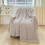 Polyester Waffle Jacquard Blanket Brown 100x150cm 6
