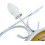 Double-Sided Garden Wall Clock White 4