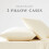 Cotton Percale Pillowcases 400TC King Set of 2 2