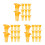 180Pièces Boîtes Cage Plastique Apiculture Pro 7