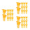 180Pièces Boîtes Cage Plastique Apiculture Pro 10