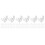 300 Stylische LED Rope Light Clips Transparent Langlebigem 3