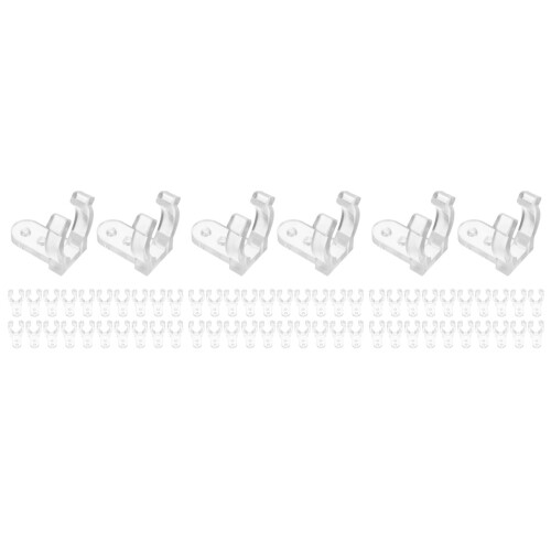 300 Stylische LED Rope Light Clips Transparent Langlebigem 2