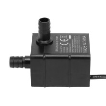 DC 12 V Teich- und Aquarium-Pumpe, 4,5 W, 240 l/h, 300 cm Förderhöhe, IP68-LED für Wasserspiele