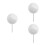 3Pièces Marqueurs De De Golf En ABS Acier Inoxydable 7