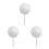 3Pièces Marqueurs De De Golf En ABS Acier Inoxydable 10