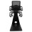 3Pièces Support Microphone Noir Avec Filtre Pop Pour Studio 3