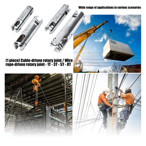 Cable Swivels Galvanized Steel for Heavy Type Towing in- 3 T 2