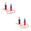 4Pièces Accessoires Chasse Canard Sifflet Couleurs 10