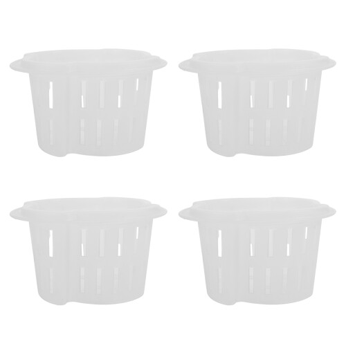 16Pièces Pots En Plastique Transparent Pour Hydroponie 1
