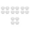 16Pièces Pots En Plastique Transparent Pour Hydroponie 9