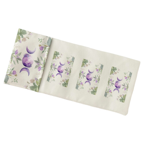 Storage Bag Ethnic Style Linen Pouch Suitable For Carrying Card 1