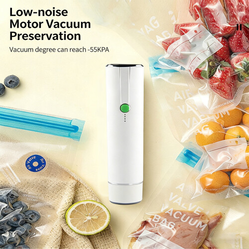 Space Saving Tiny Vacuum Sealant Handheld Device for-White 2