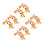8Pcs Cute Plush Stethoscope Sleeve Covers Animal Protector for Doctors 7