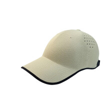Unisex vaste hoed met patroon Modieuze kromlijnige rand-Beige