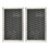 2Pcs Kitchen Exhaust Filter Carbon Activated Mesh Heat-No. 6 1