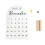 Stijlvolle houten standaard acryl countdowns display voor 1