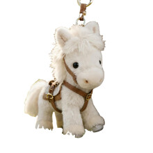 Modern Furry Horse Key Band Wonderful As Thoughtful Gift-White