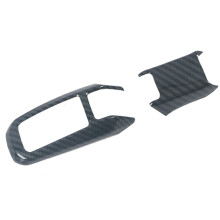 For Great Wall Cannon GWM Poer Ute 2021 ABS Car Gear Shift Knob Cover Trim Carbon Fiber Style Car Accessories