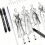 Professional Fine Liner Waterproof Drawing Pen For-6 sticks 7