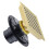 Bathroom Square Shower Drain with Flange Stainless-Brushed 11cm 6