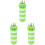 3Stk DIY Strickwerkzeug Bee Rope Knitter Grün Für Pullover & Schals 3