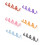 Functional 4 Hook Metal Wall Hook With Unique Swells-Pink 5