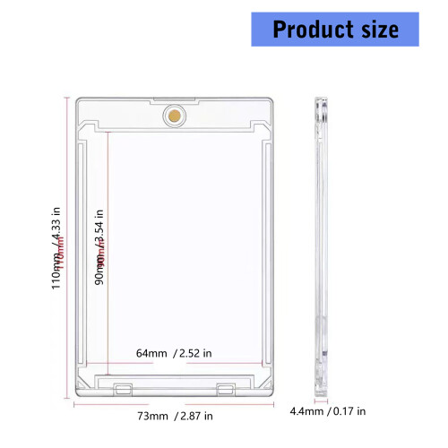 Professional Grade 35PT Card Protectors 5 Pack Magnetic Acrylic 2