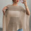 Comfortable See Through Style Sun Shawl Easy To Carry-Black S 6