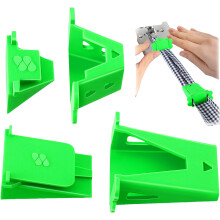 4Pcs Professional Fabric Tube Maker Plastic Sewing Rolling Tool