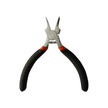 Double Tip Steel Flat Nose Pliers Precisions Crafting Tool With