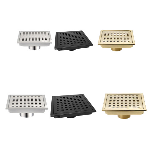 Floor Strainer Stainless Steel Floor Drain -Brushed 11cm 1