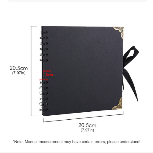 Memory Book With 8Inch Blank Interior Pages DIY-light blue 2