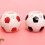 Cartoon Soccer Shape Plastic Pen Cup Multipurpose Desktop-Red 6