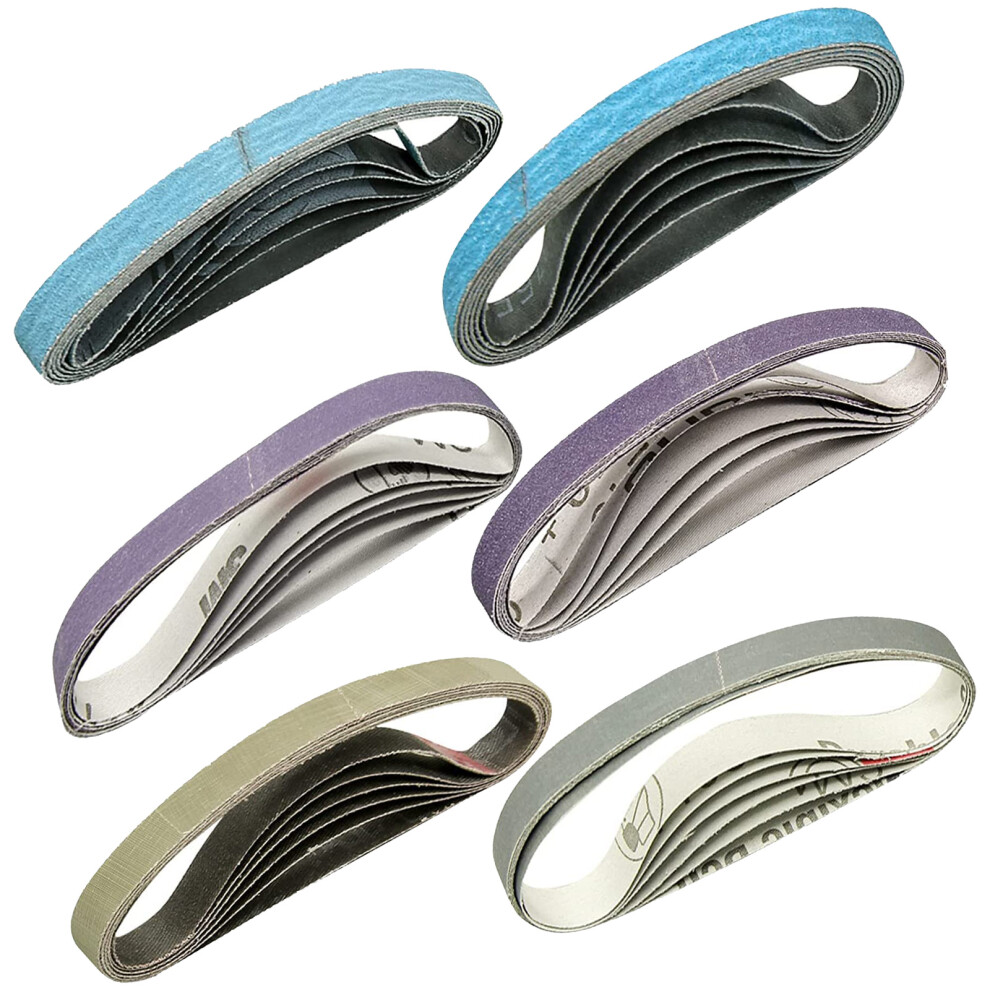 36Pcs/Lot 305X13mm Grinding Belts Cutter Sharpening Sanding Belt 7754001502805