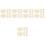 100Pcs Small Beige Woven Hats Mini Hat Props for DIY Decor 6