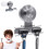 Shower Organizer With Reinforced Suction Cups-Black Round 5