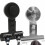 Shower Organizer With Reinforced Suction Cups-Black Round 6
