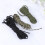3 Pcs Braided String Bracelet Making Pendant Rope Nylon 7