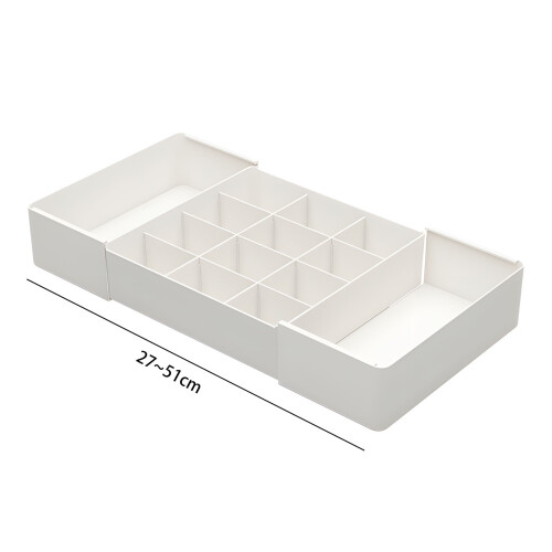Plateau de tiroir extensible peu encombrant avec sections 2