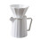 Coffee Drip Filter 1-2 Cups Ceramic Coffee Dripper Permanent Pour over Coffee Maker with Separate Stand for Filte 400ml 1