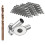 40 Pack Angle Beveled Protector Sleeves, Wood Post Protector Stair Cable Railing 3/16, 45 Degree 2