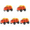 5St Mini Dinosaur Track Car ABS Kinderspeelgoed 4