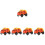 5St Mini Dinosaur Track Car ABS Kinderspeelgoed 7