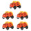 5St Mini Dinosaur Track Car ABS Kinderspeelgoed 8
