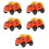 5St Mini Dinosaur Track Car ABS Kinderspeelgoed 9