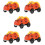 5St Mini Dinosaur Track Car ABS Kinderspeelgoed 10