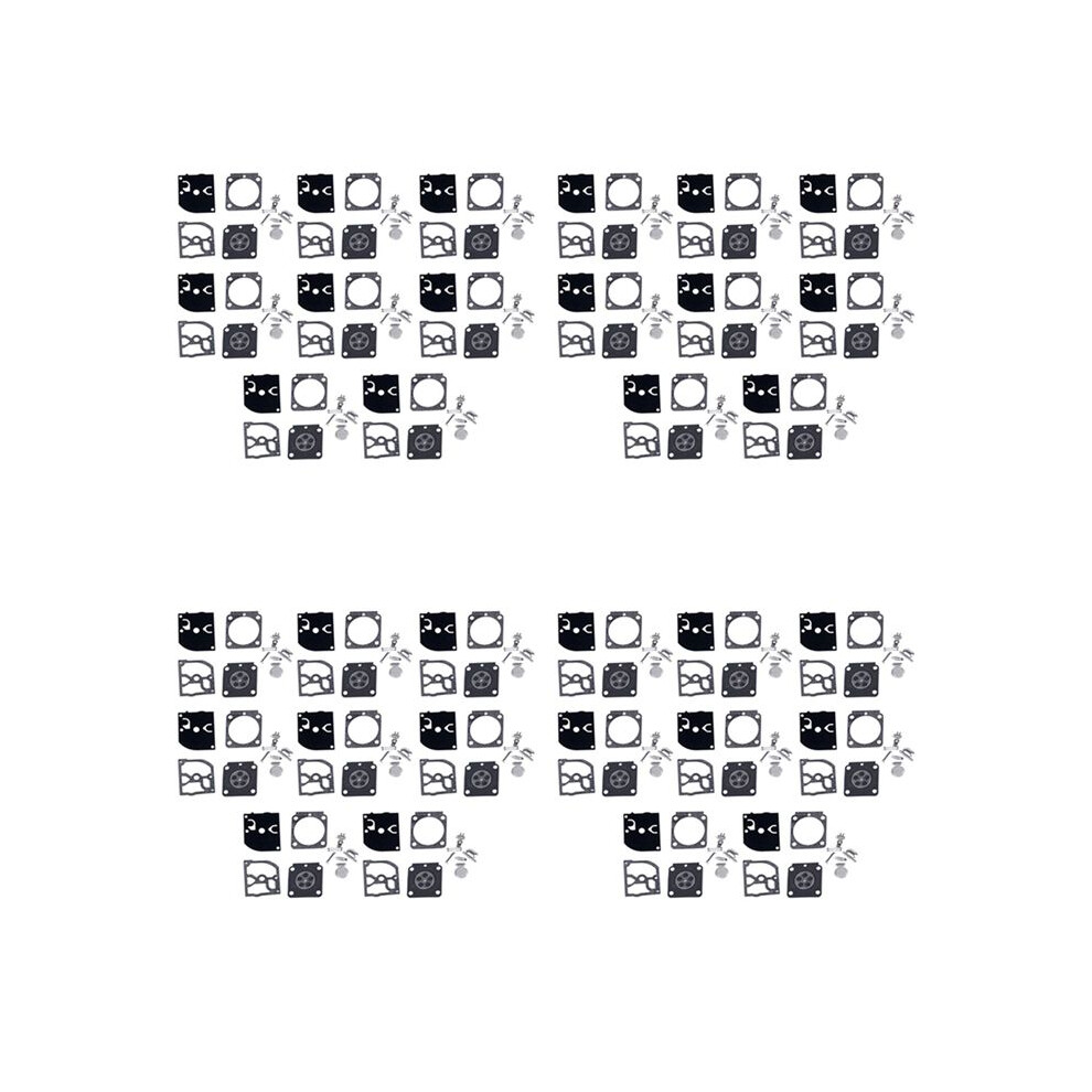 32Set Carburetor Repair Kit Trimmer Parts Rb-100 Gasket Diaphragm For Hs45 Fs55 Fs38 Bg45 Mm55 4137 Zama C1q 4713913856188