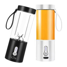 530ML Powerful Portable Blender, USB Type-C Rechargeable Fruit Mixer Machine Juicer Blender Cup